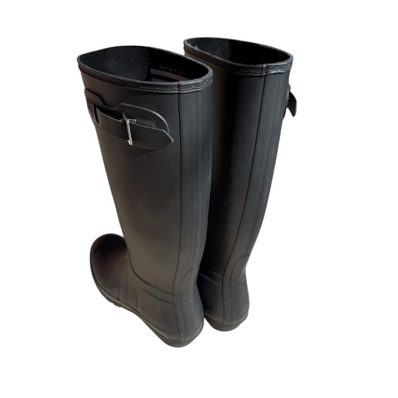 Hunter Original Tall Matte Rain Boots Black Women’s Size 10 / EU 42 - Picture 3 of 7